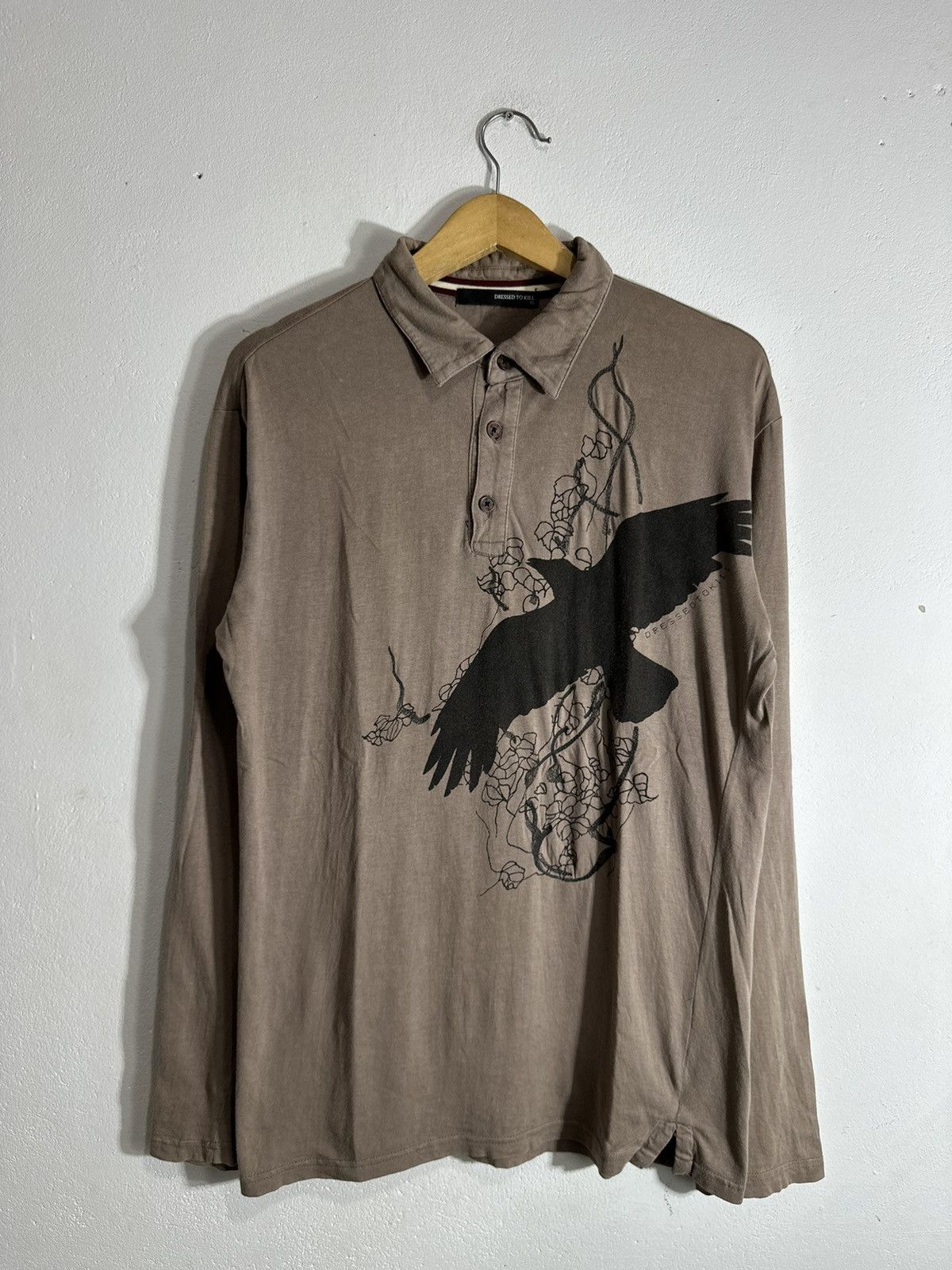 Beauty Beast DRESSED TO KILL WESTERN BUTTON LONG SLEEVE TEE LGB STYLE Size US M / EU 48-50 / 2 - 2 Thumbnail