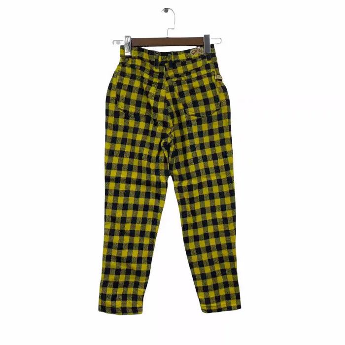 Japanese Brand Vtg VROAL JAPAN Tartan Nova Checks Pant Trouser Workwear Size 24" / US 00 / IT 34 - 1 Thumbnail