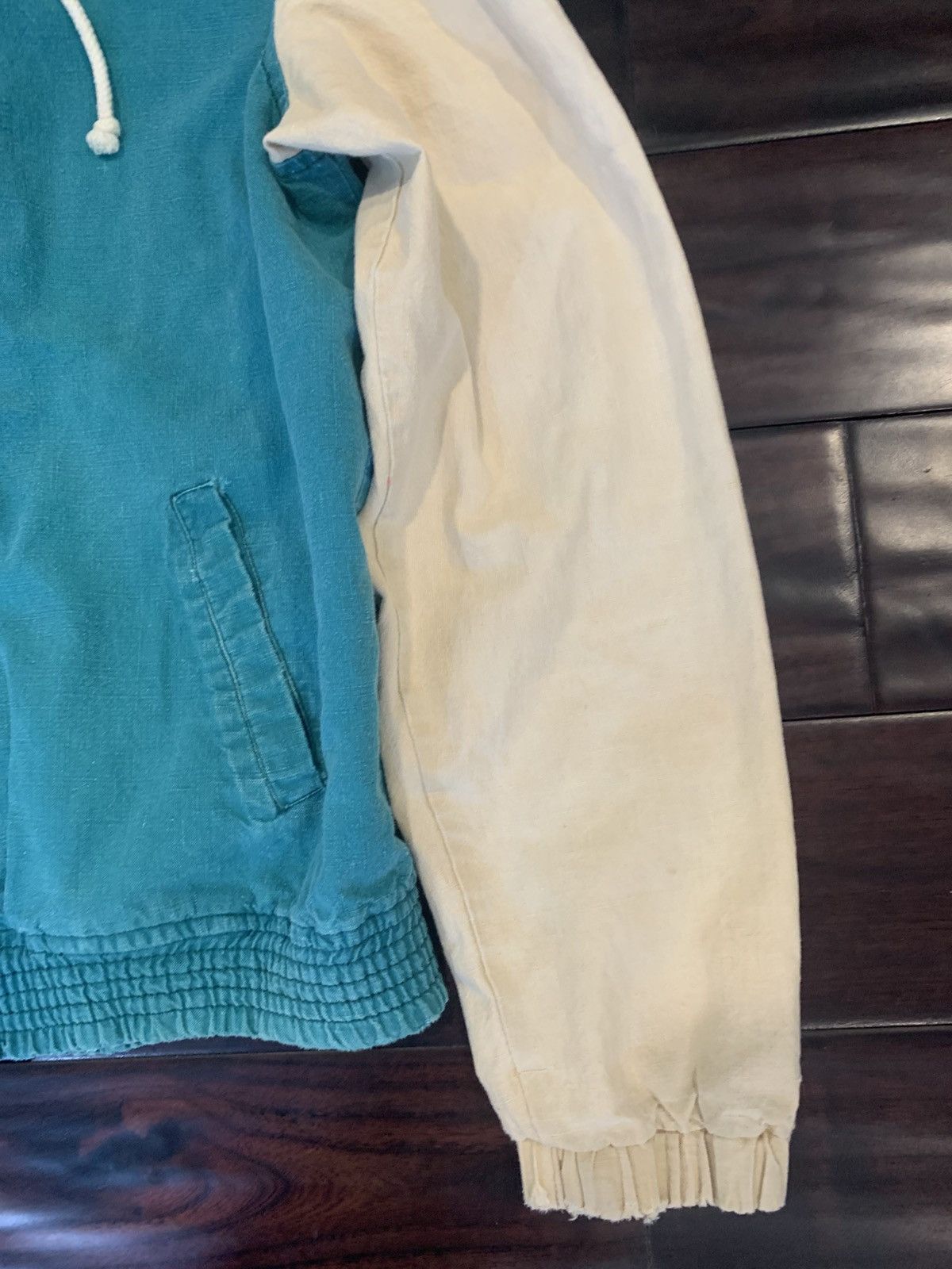 Vintage 90s fresh squeeze hooded varsiety jacket Size US M / EU 48-50 / 2 - 3 Thumbnail