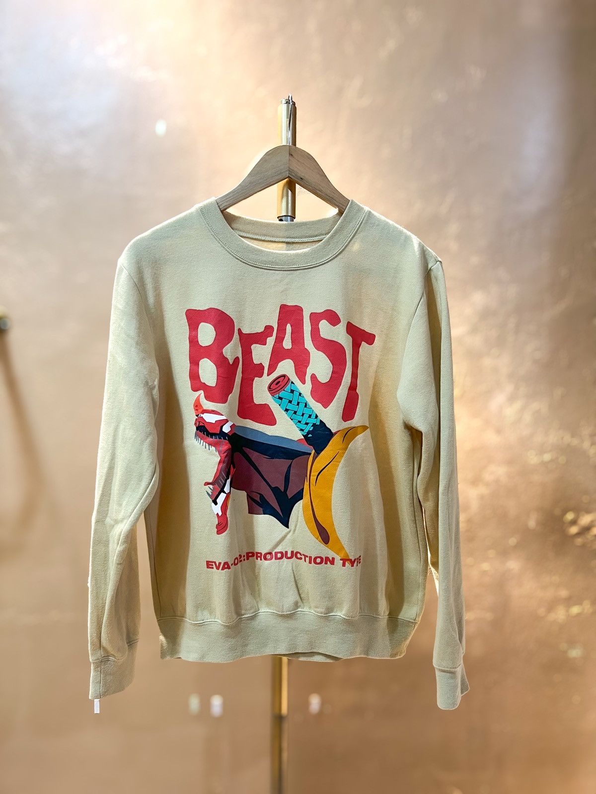 Vintage Beast Mode Evangelion Unit 02 Sweatshirt Crewneck Anime Size US S / EU 44-46 / 1 - 1 Thumbnail