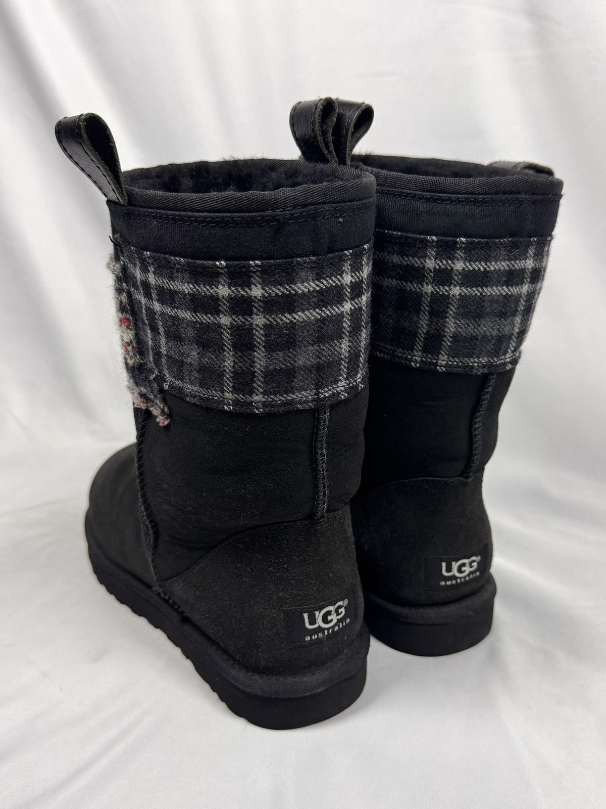Junya Watanabe AW13 Junya Watanabe x UGG Plaid Patchwork Shearling Boots Size US 11 / EU 44 - 6 Thumbnail