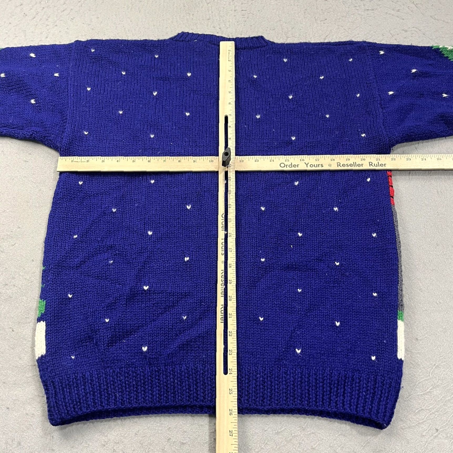 Vintage VINTAGE Field Gear Sweater Womens Large Blue Wool Angora Nylon Crew Neck Long Sleeve Polka Dot Snow Scene Christmas Ugly Christmas Holiday 90s Size L / US 10 / IT 46 - 7 Thumbnail