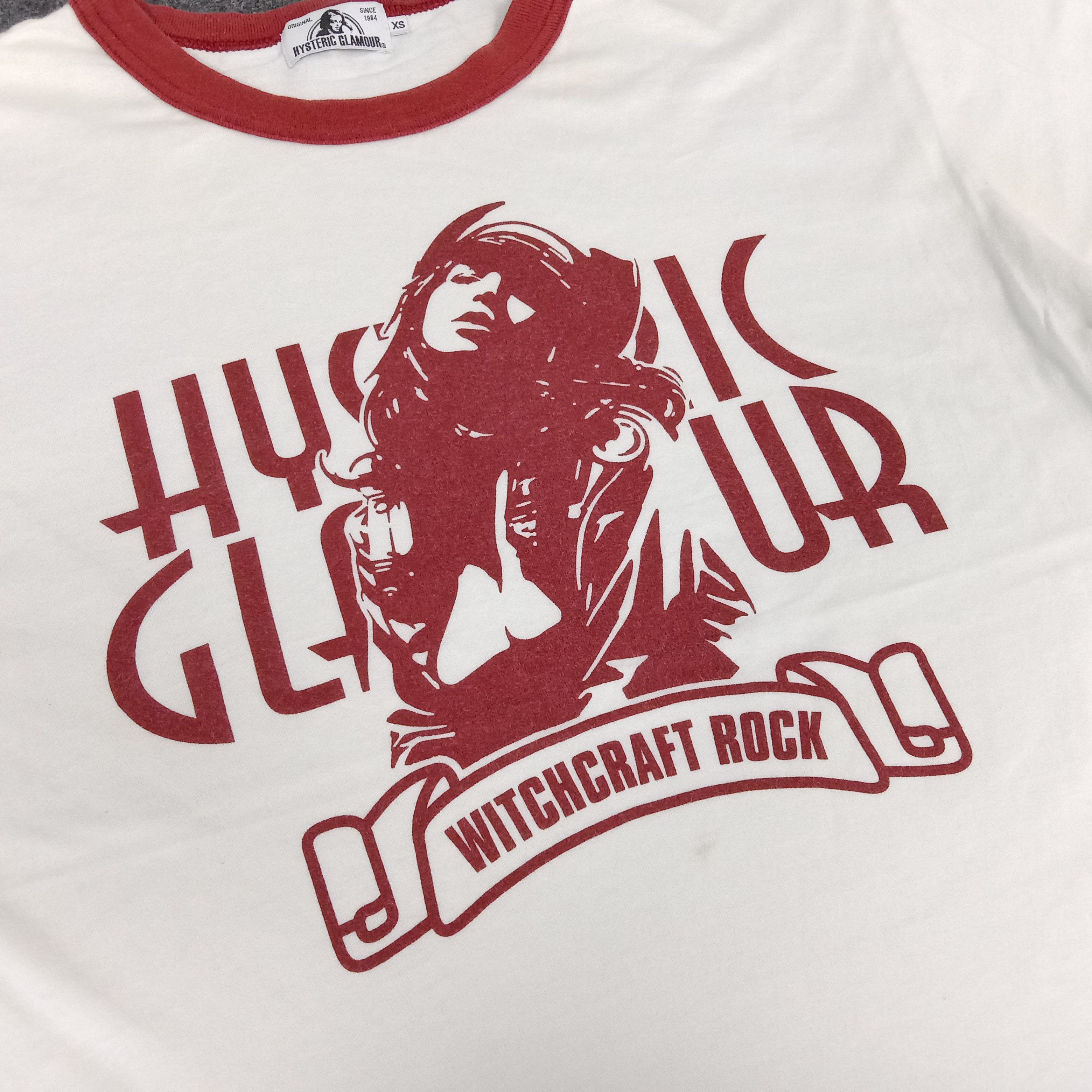 Hysteric Glamour × Japanese Brand × Vintage Hysteric Glamour Witchcraft Rock Sexy Woman's Tshirt Size S / US 4 / IT 40 - 2 Thumbnail