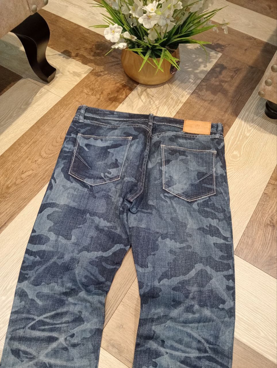GOSTAR DE FUGA JAPANESE GOSTAR DE FUGA BLUE DENIM JEANS Size US 33 - 13 Thumbnail