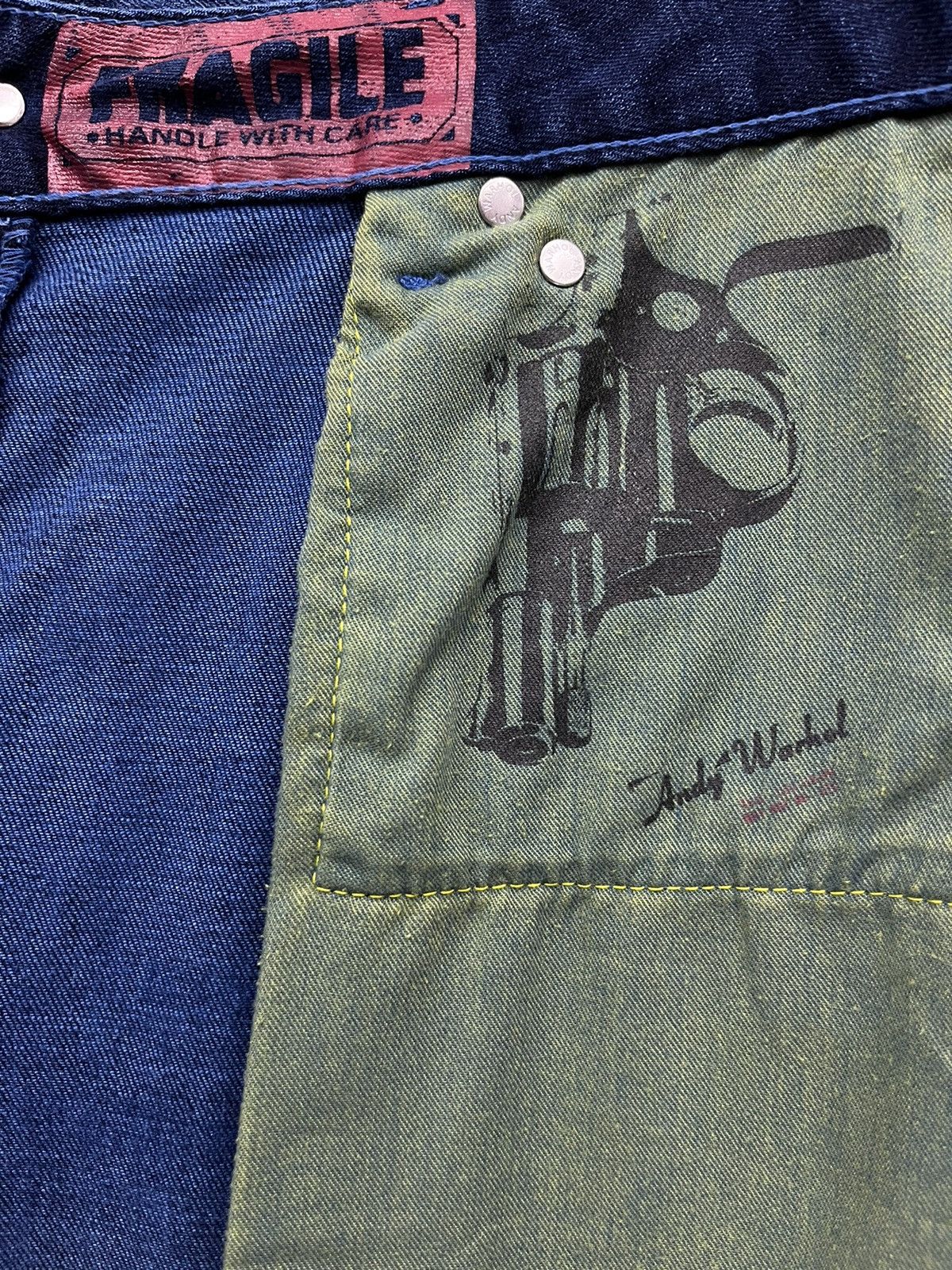 Andy Warhol 🔫 ANDY WARHOL Art Gun 1981 x "Giant Size" By PEPE JEANS Size US 31 - 9 Thumbnail