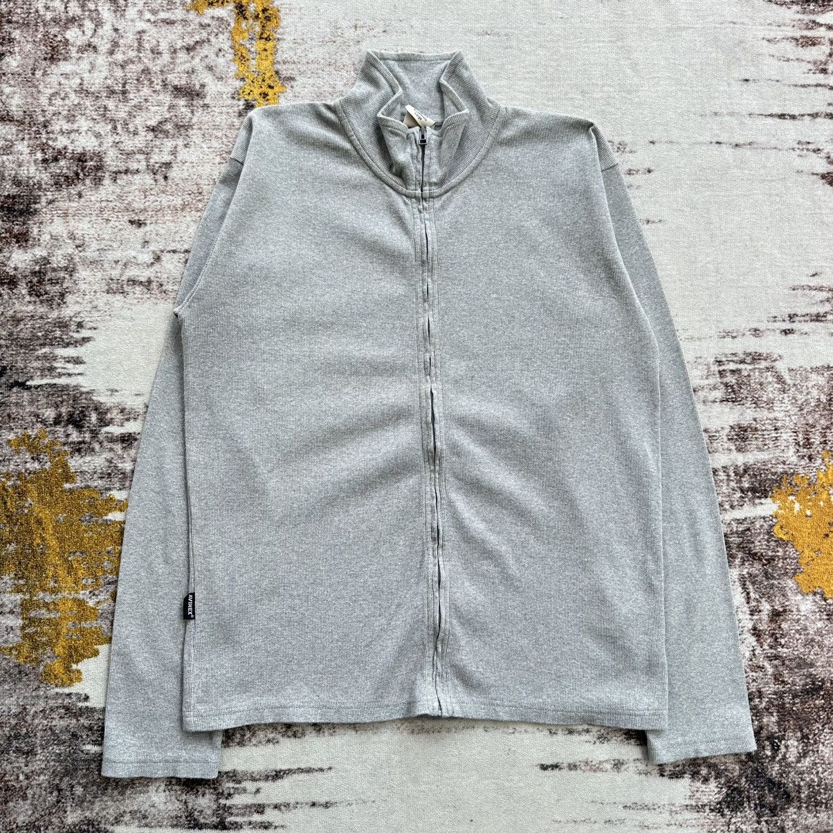 Avirex AVIREX USA GREY FULL ZIP MOCK NECK SWEATSHIRT VINTAGE Size US S / EU 44-46 / 1 - 2 Thumbnail