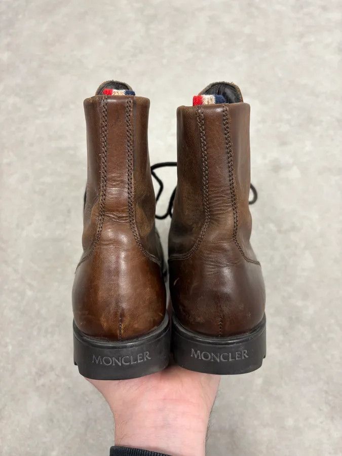 Moncler 2000s Moncler Brown Leather Boots Size US 8 / EU 41 - 7 Thumbnail