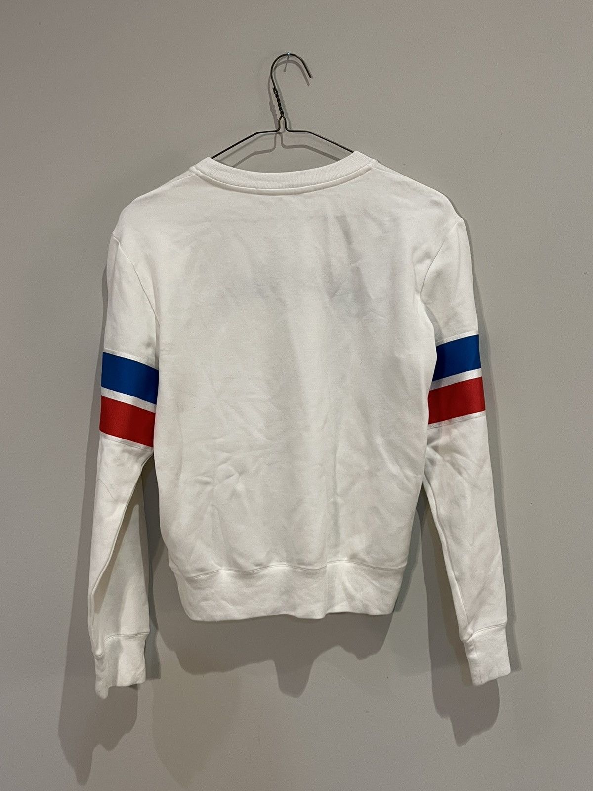 Louis Vuitton Louis Vuitton white sweatshirt with racing stripes Size US XXS / EU 40 - 4 Thumbnail