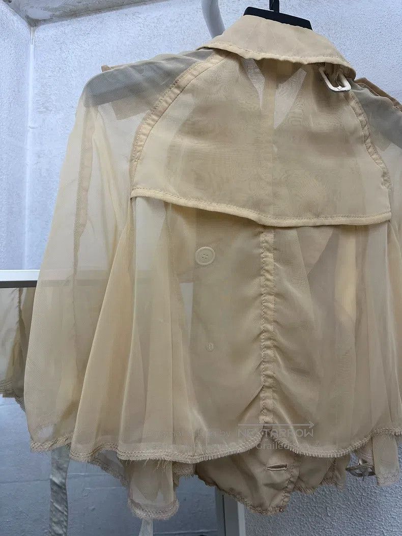Comme des Garcons Chiffon Biker Shawl