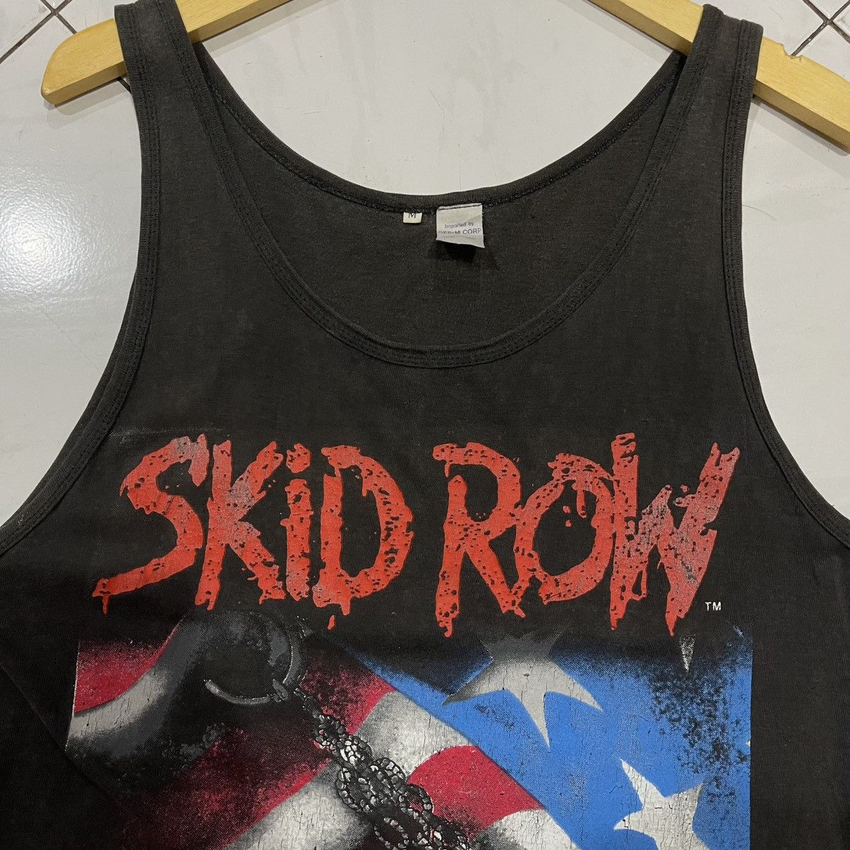 Band Tees Thrashed faded vtg skid row oh say can you scream 1990 tee Size US M / EU 48-50 / 2 - 4 Thumbnail