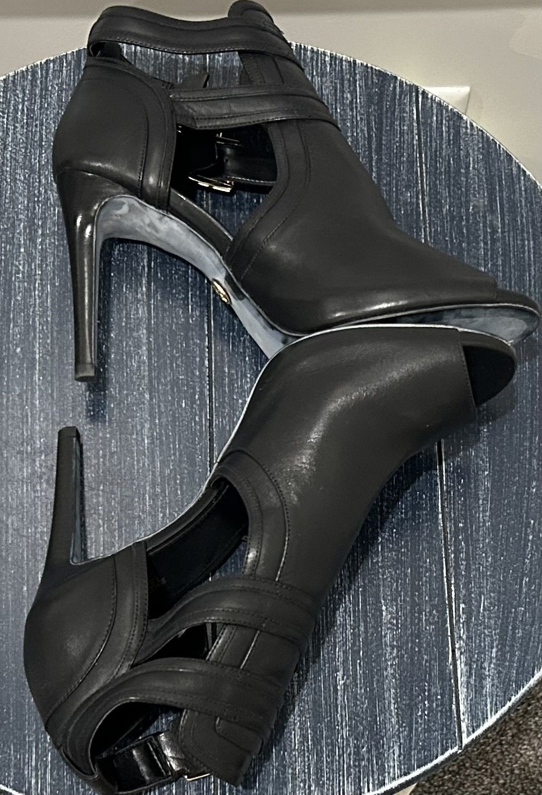 Michael Kors Blaze Open Toe Ankle Boots