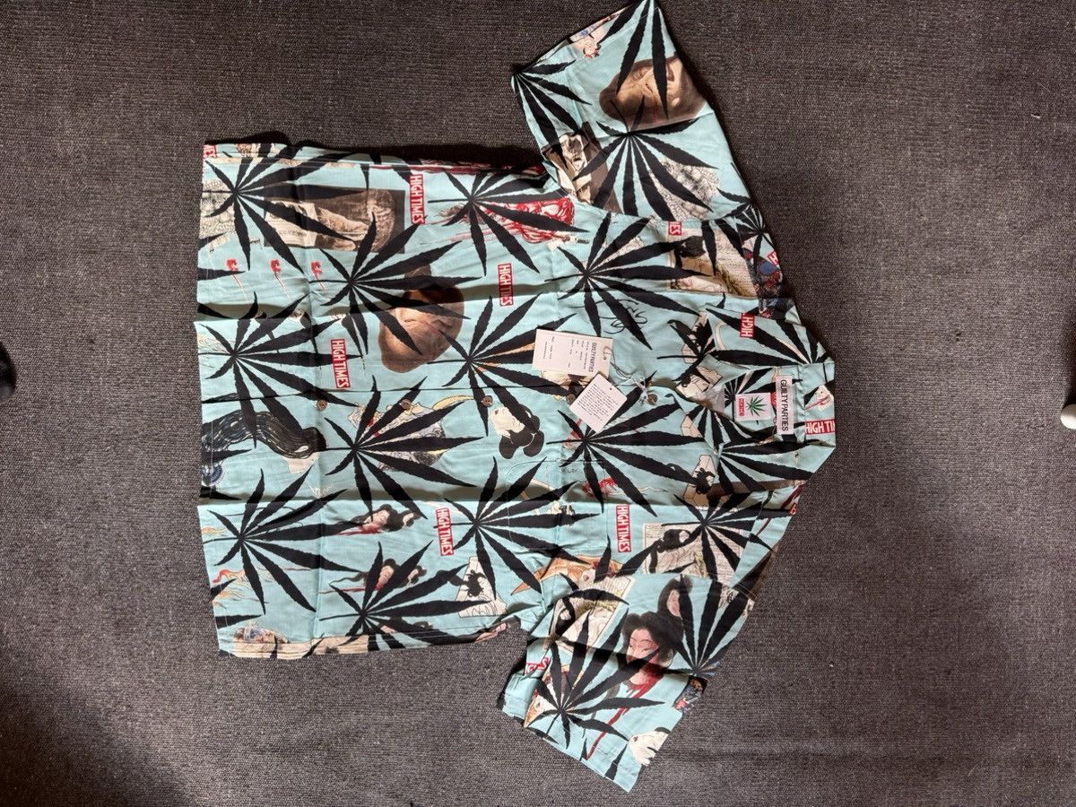 Wacko Maria WACKO MARIA High Times / Hawaiian Shirt "blue” Size US XL / EU 56 / 4 - 2 Thumbnail