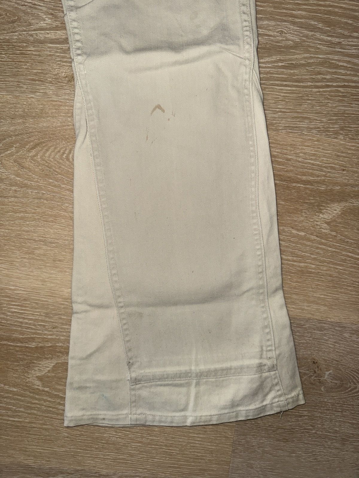 Levi's Vintage 60’s Big E Levi’s White Tab Bell Bottom Denim Jeans Size US 32 / EU 48 - 5 Thumbnail