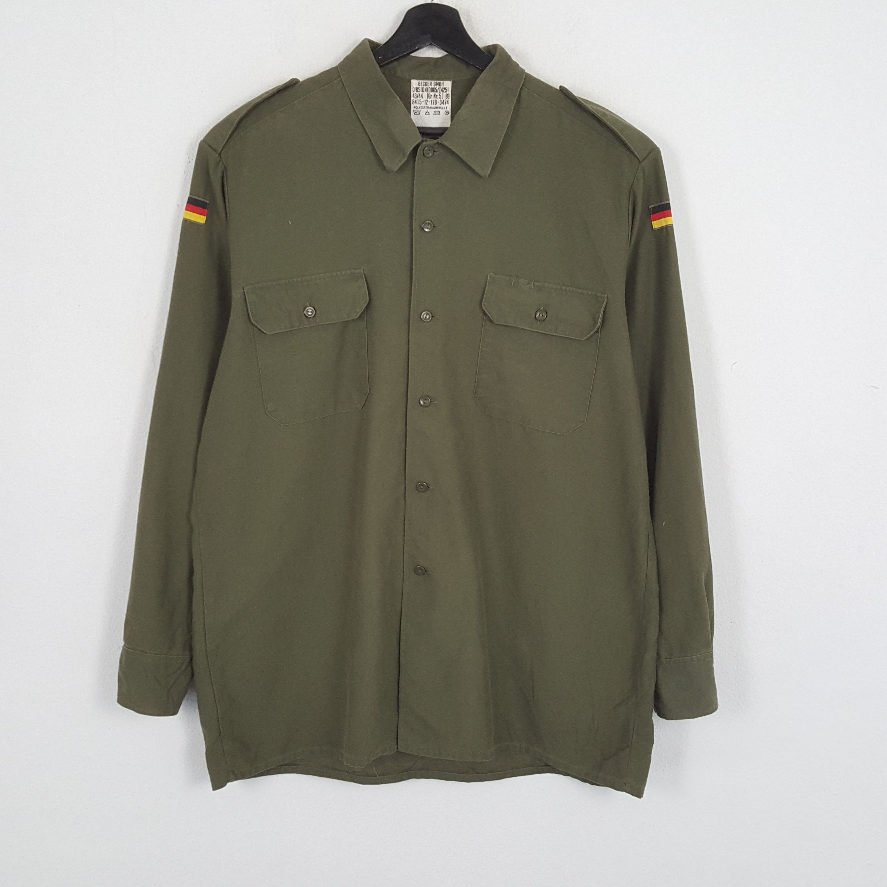 Vintage Military Army Style Custom Art Shirt Size US L / EU 52-54 / 3 - 3 Thumbnail