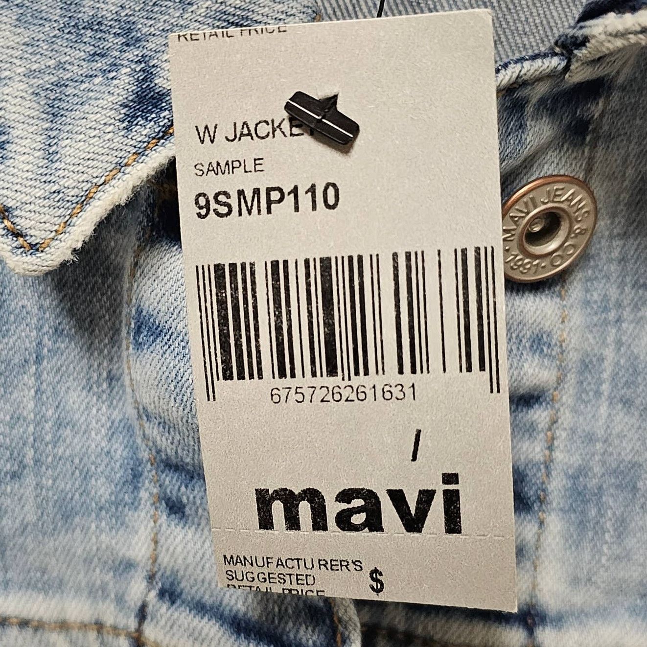 Mavi NWT Women's MAVI Denim Distressed Jacket - Sample SZ Small Size S / US 4 / IT 40 - 4 Thumbnail