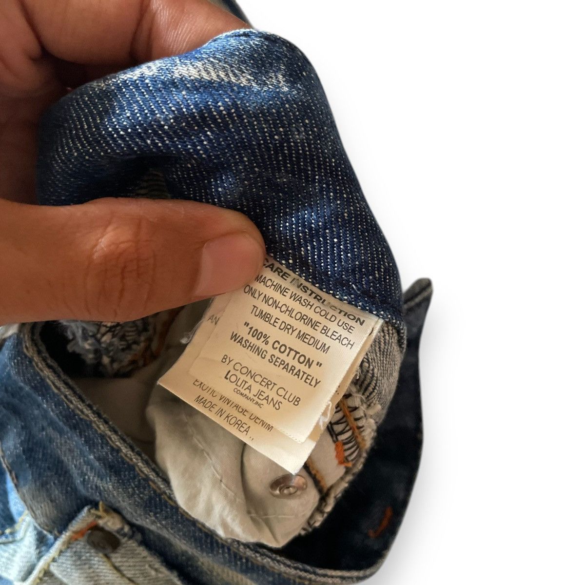 If Six Was Nine Original Flare Y2K Look Lolita Jeans Rusty Size US 30 / EU 46 - 6 Thumbnail