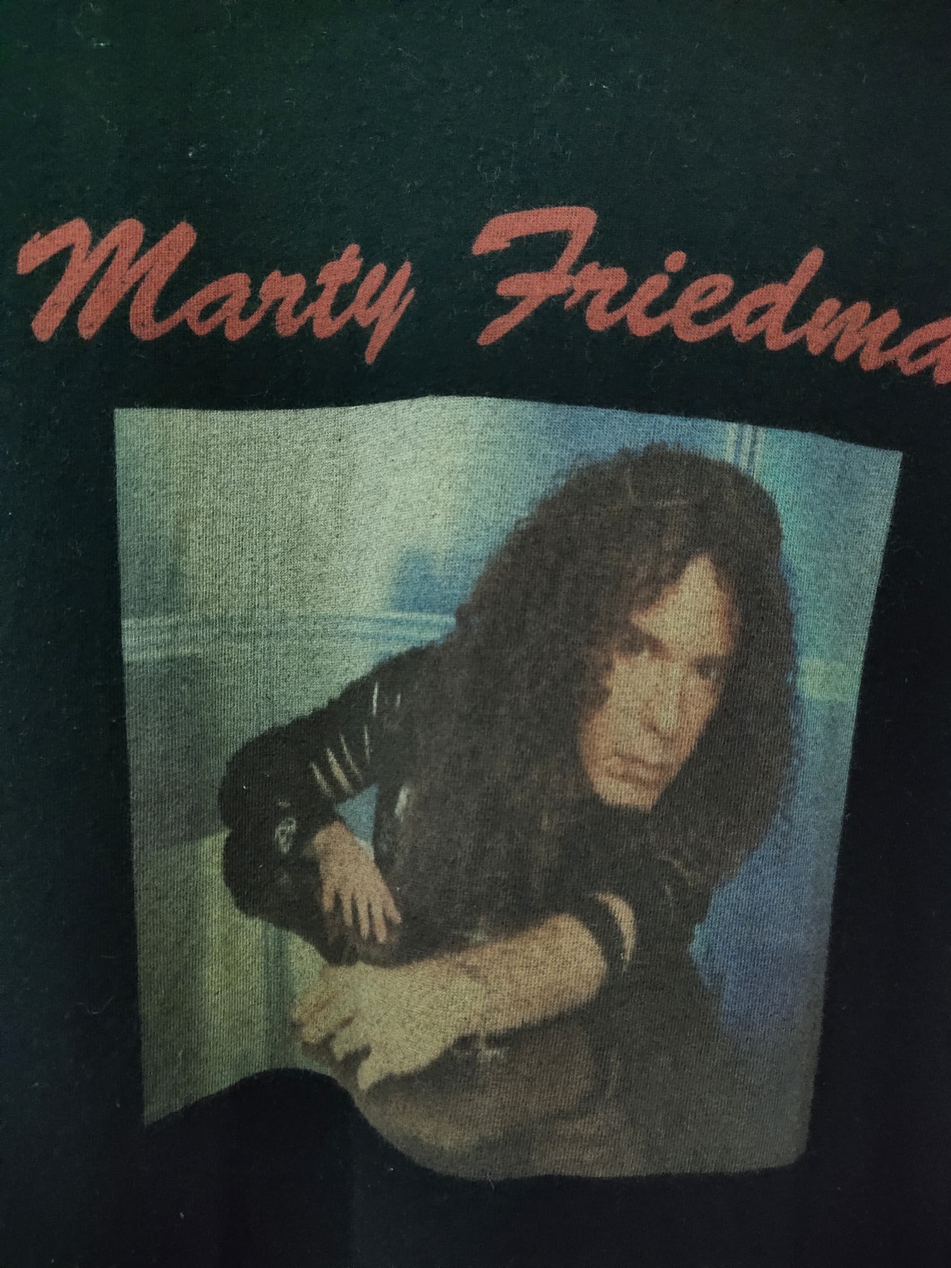 Band Tees Vtg Marty Friedman Megadeth photoprint t shirt Size US L / EU 52-54 / 3 - 6 Thumbnail