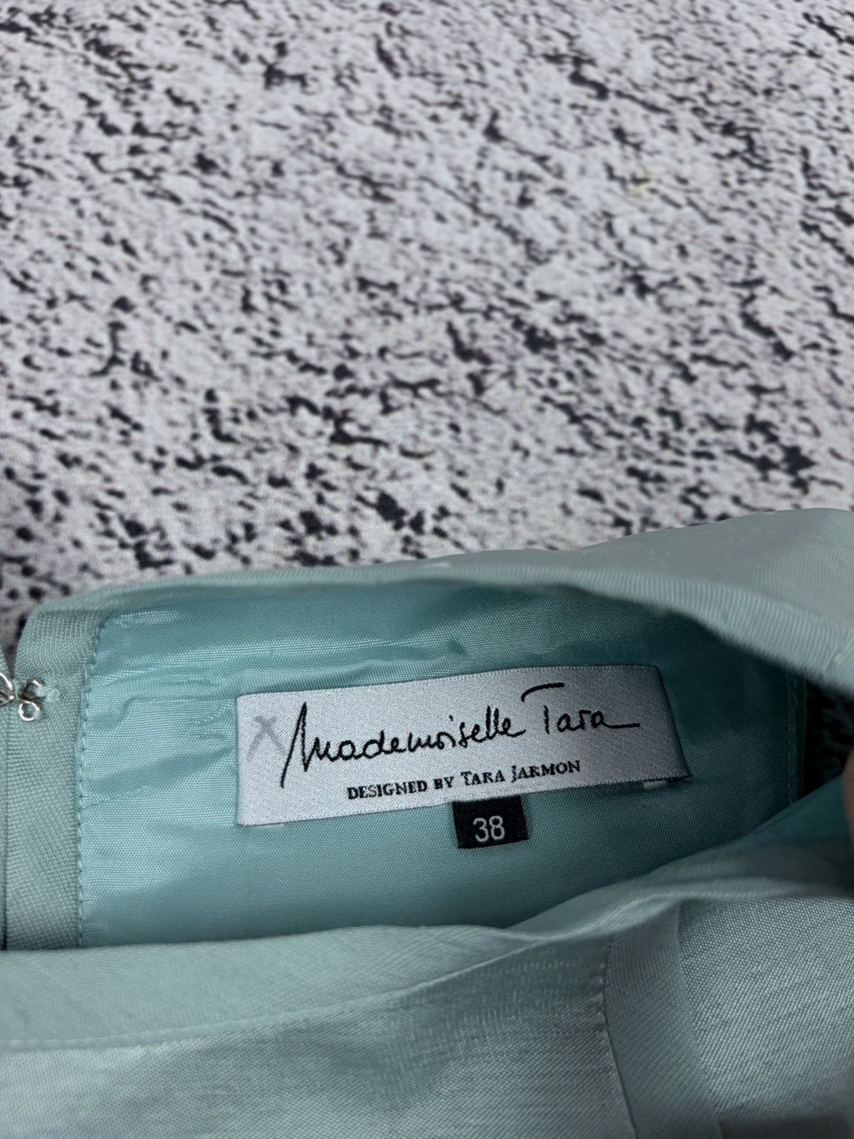 Tara Jarmon Mademoiselle Tara Jarmon Mint Green Linen Panel Top 38 Size S / US 4 / IT 40 - 5 Thumbnail