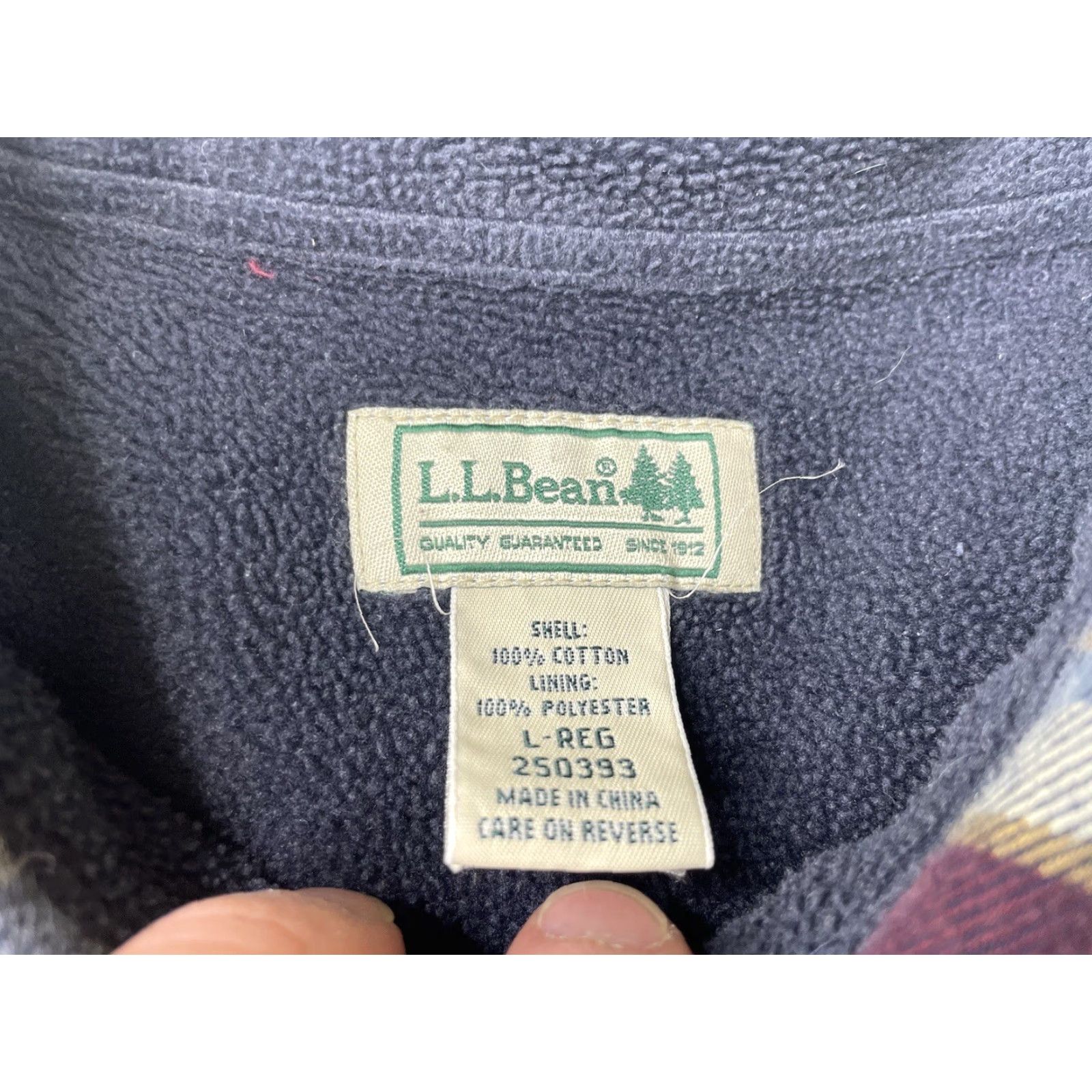 Vintage VINTAGE L.L. Bean Shirt Men Large Plaid Flannel Shacket Lined Pocket Button-Up Size US L / EU 52-54 / 3 - 2 Thumbnail