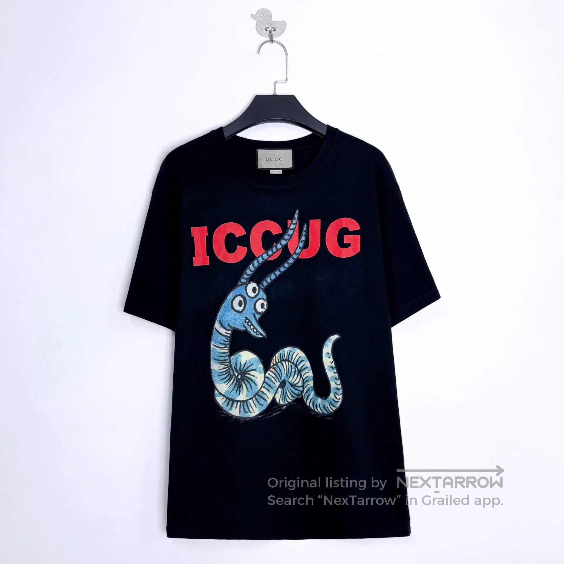 Gucci Black 'Magnetismo Animale' Shark T-Shirt | Grailed