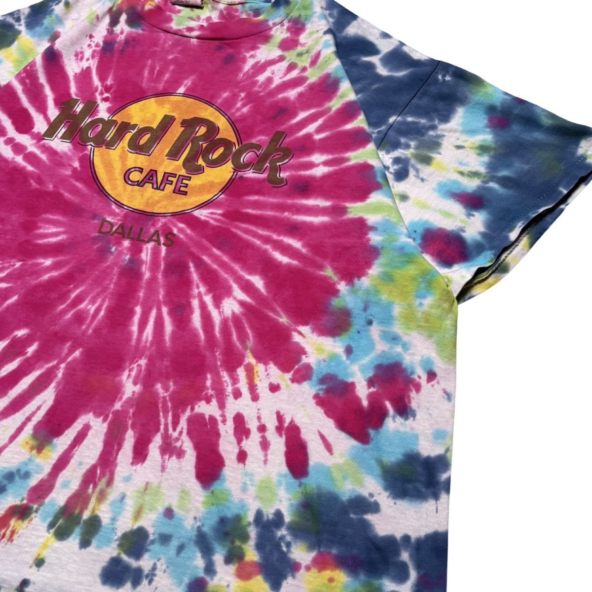 Hard Rock Cafe Vintage 90s Hard Rock Cafe Dallas Tie Dye Reggae Sundays XL Size US XL / EU 56 / 4 - 2 Thumbnail