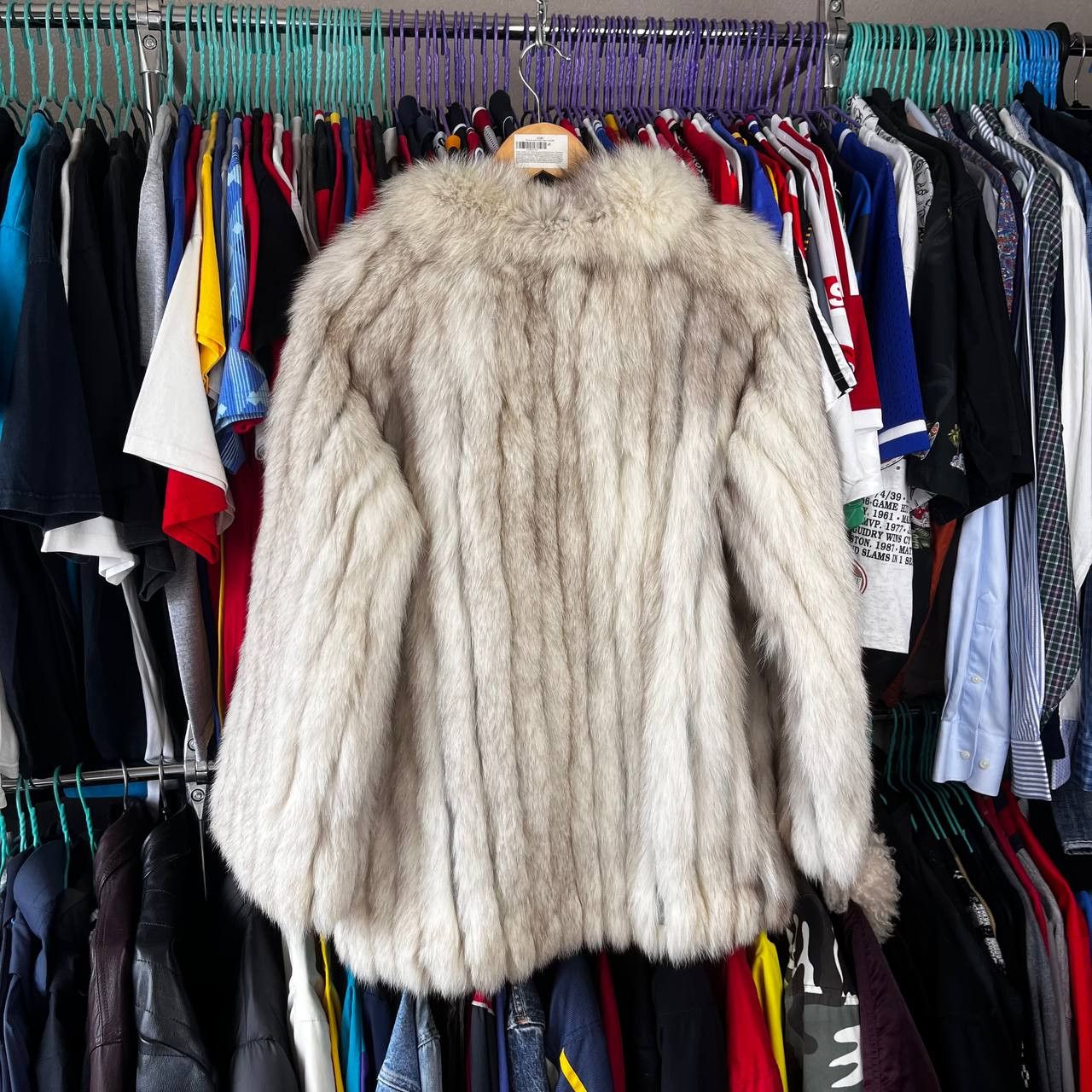 Vintage Vintage Luxury Saga Fox Silver Label Fur Coat Size 14 Size M / US 6-8 / IT 42-44 - 10 Thumbnail
