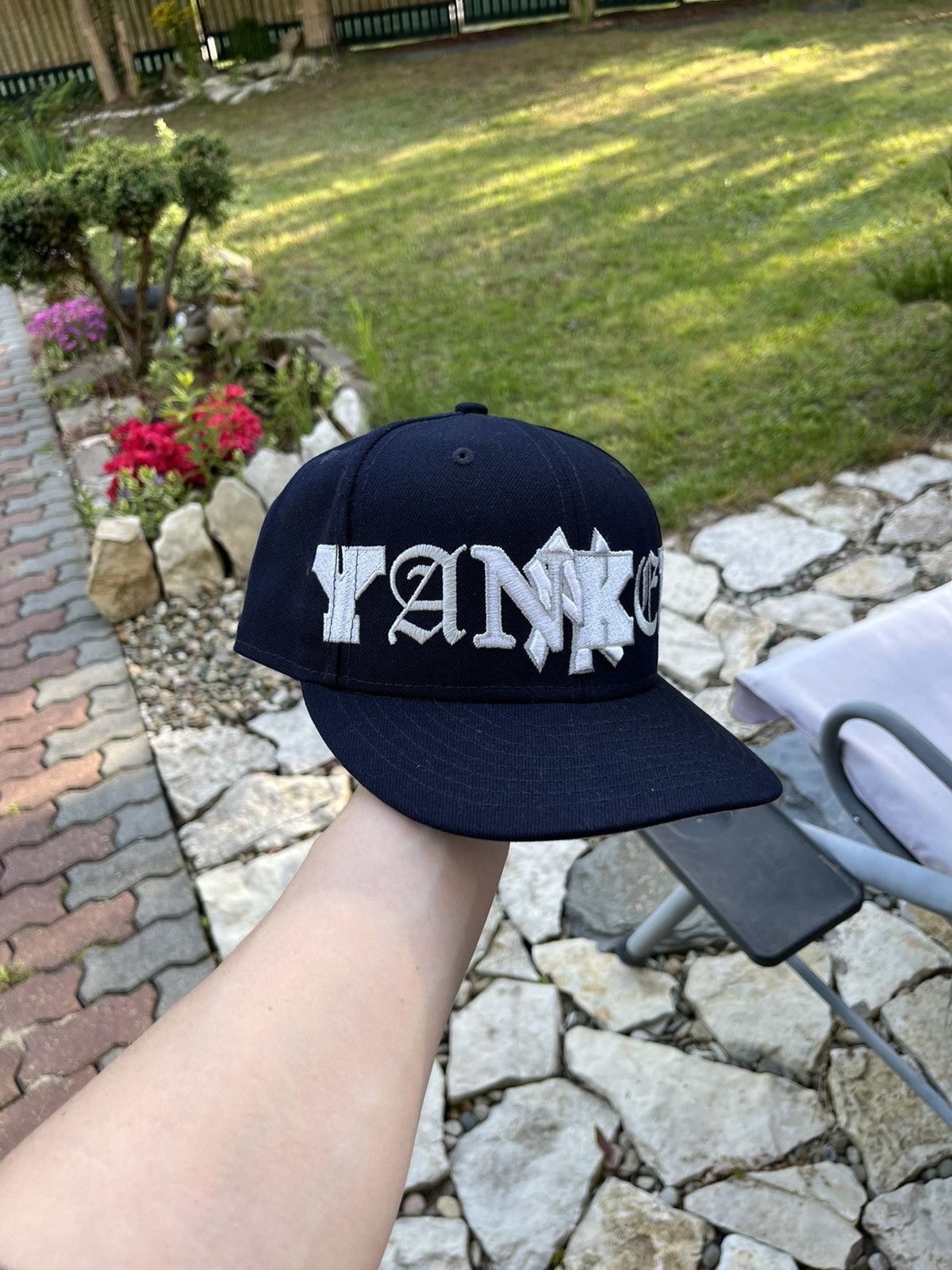 New Era × New York Yankees New era NYC New York Yankees snapback hat cap y2k big logo Size ONE SIZE - 22 Thumbnail