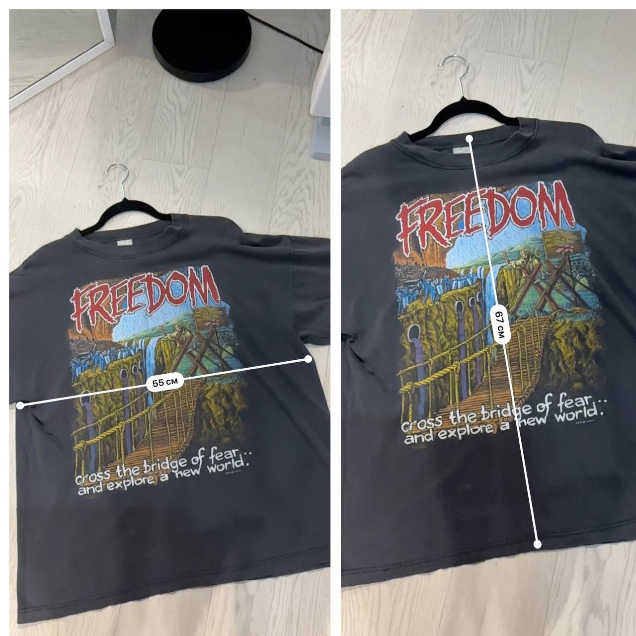 Other Freedom 90’s vintage T-shirt Size:L Size US L / EU 52-54 / 3 - 9 Thumbnail