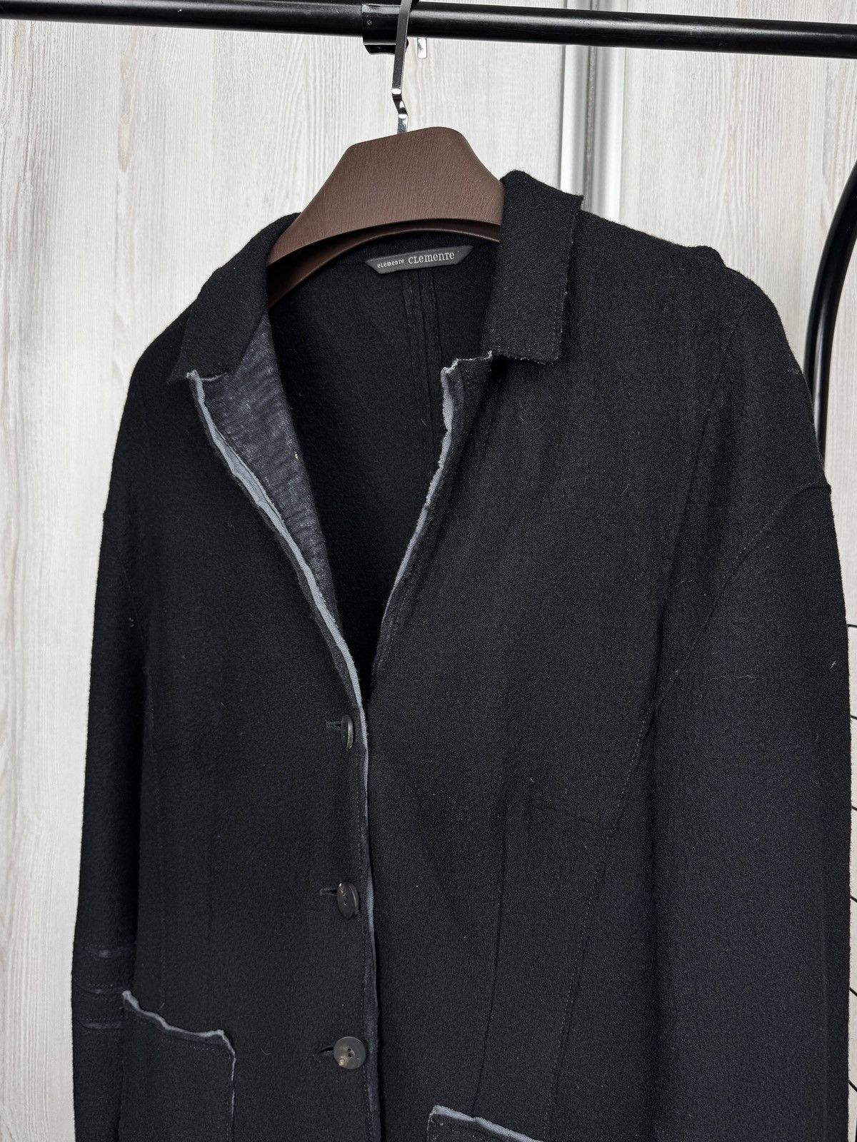 Other Elemente Clemente Black Wool avant garde blazer size 4 Size XL / US 12-14 / IT 48-50 - 5 Thumbnail