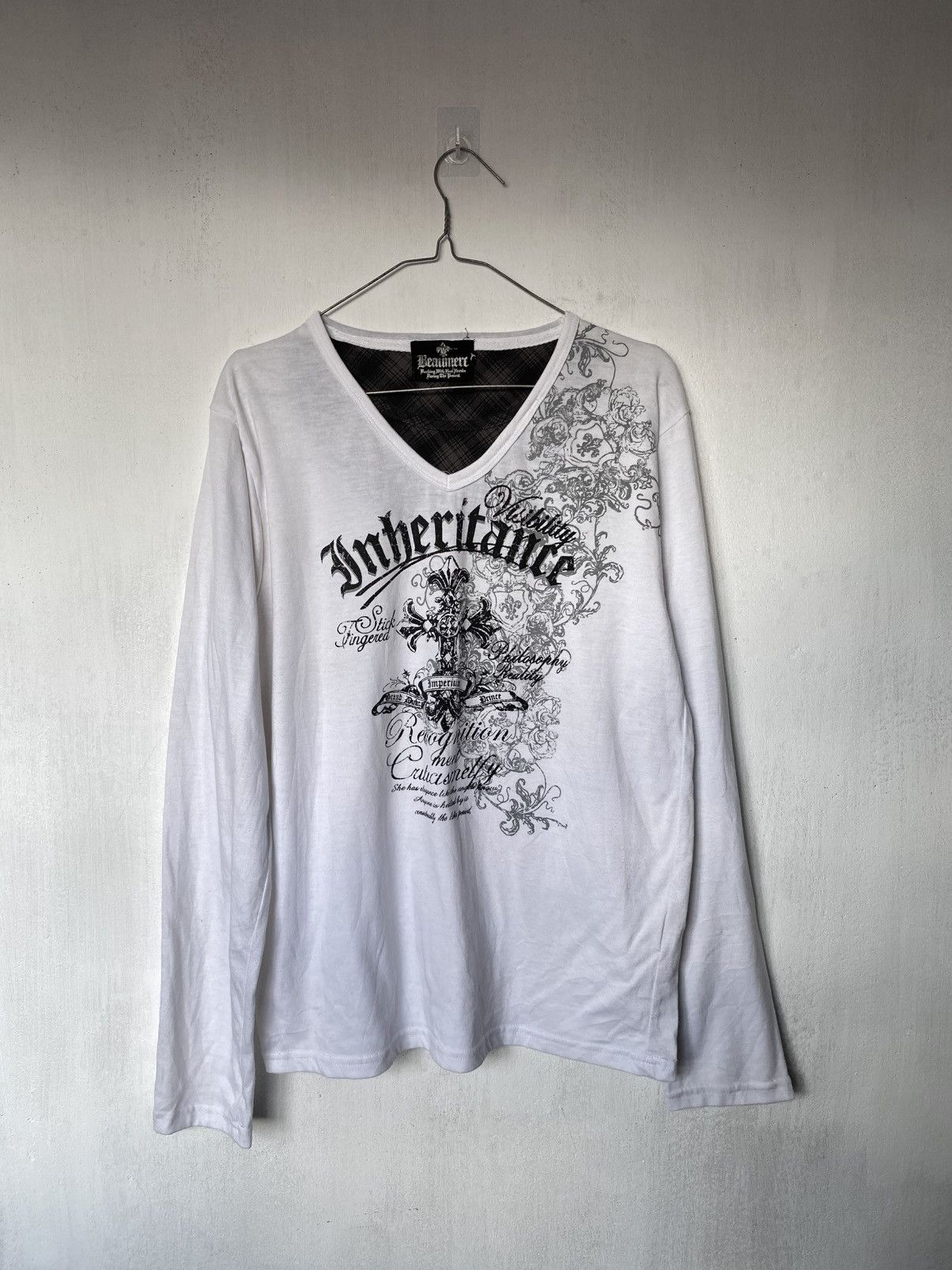 If Six Was Nine Beaumere Poem Cross Longsleeve Size US L / EU 52-54 / 3 - 1 Thumbnail