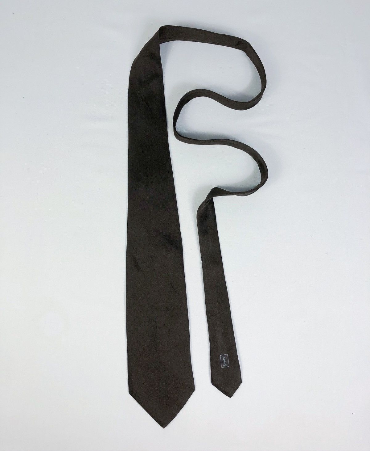 Yves Saint Laurent Rare Vintage Yves Saint Laurent YSL Silk Tie Made in Italy Size ONE SIZE - 3 Thumbnail