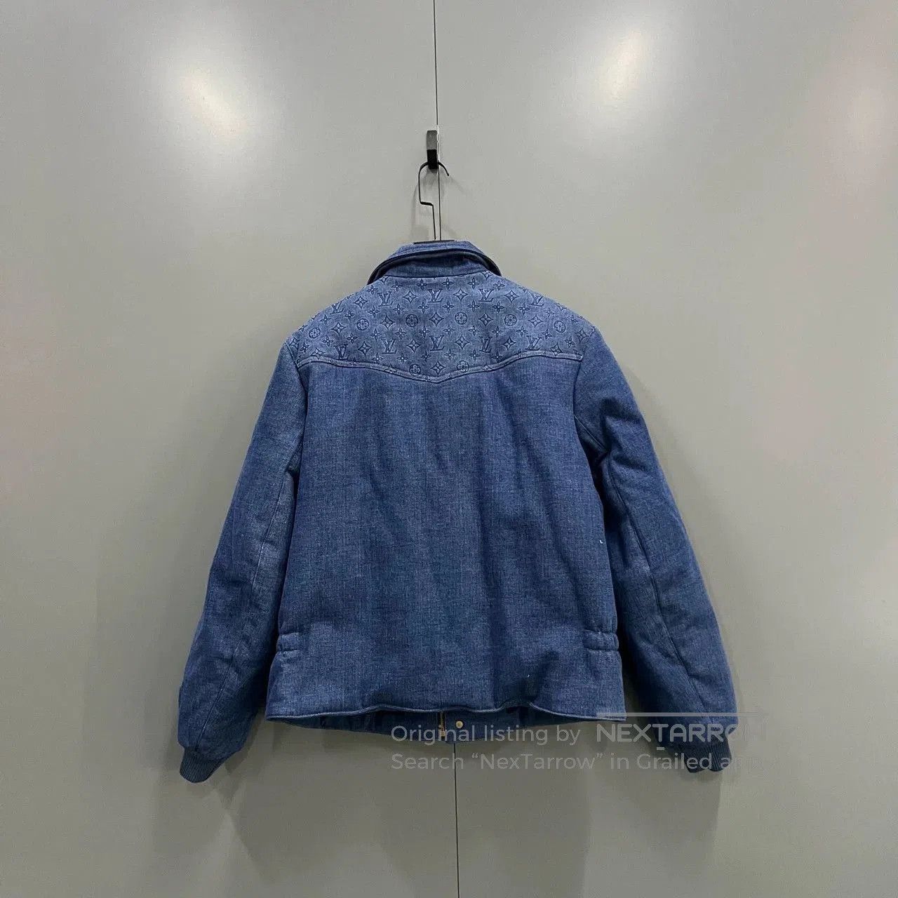 Louis Vuitton louis vuitton blue denim jacket with floral detail. Size US XXL / EU 58 / 5 - 2 Thumbnail