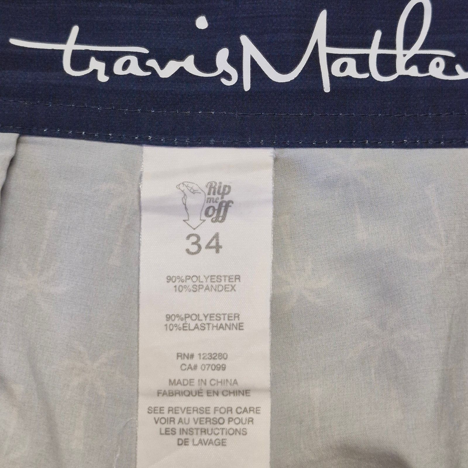 TravisMathew Travis Mathew Board Shorts Men’s Size 34 Murican Swim Trunks Size US 34 / EU 50 - 3 Thumbnail