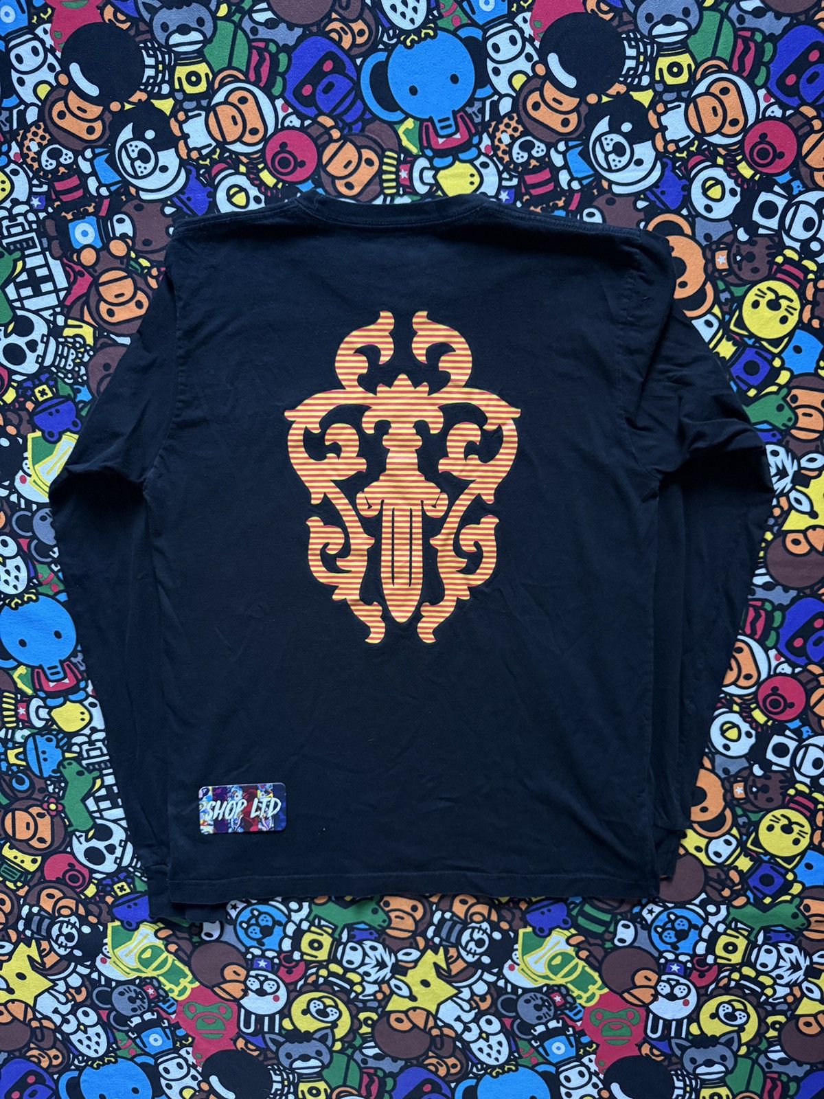 Chrome Hearts Chrome Hearts Eye Chart Dagger Longsleeve T