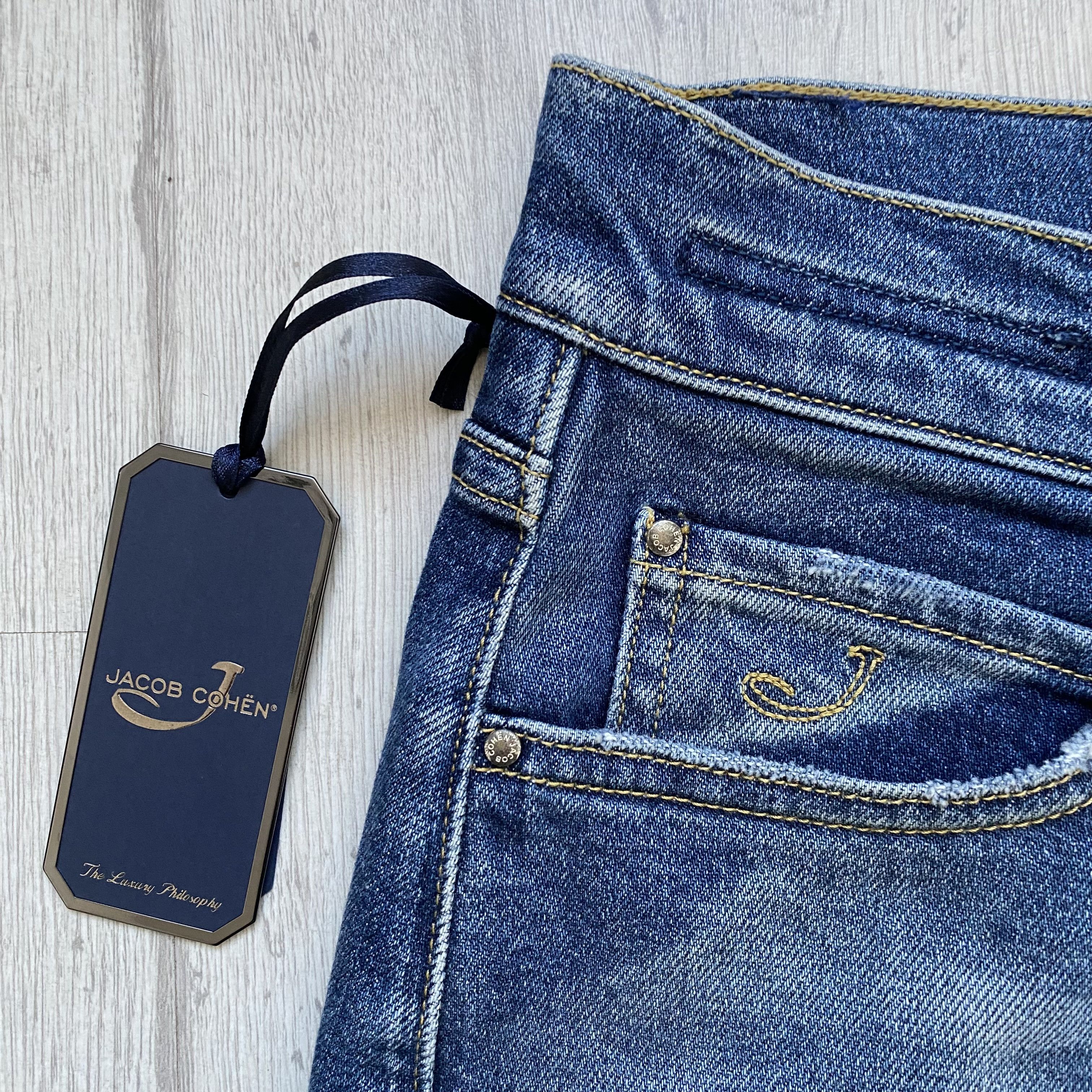 Jacob Cohen 2000s Y2K Jacob Cohen denim mini skirt Miss Sixty vibe Size 28" / US 6 / IT 42 - 4 Thumbnail