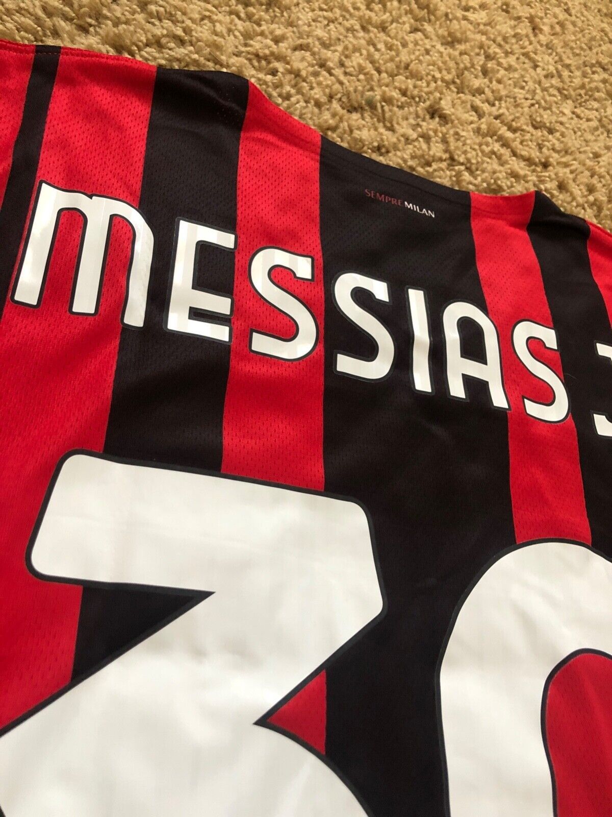 Puma AC Milan 2021/2022 PUMA CL Messias Soccer Jersey L Size US L / EU 52-54 / 3 - 11 Thumbnail