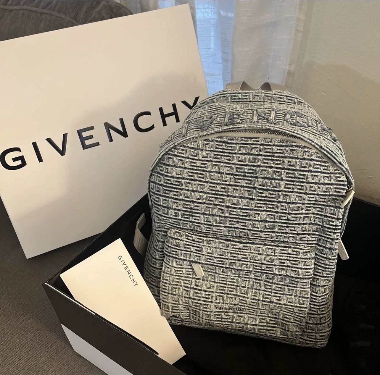 Givenchy Givenchy 4G Denim Backpack Size ONE SIZE - 1 Thumbnail