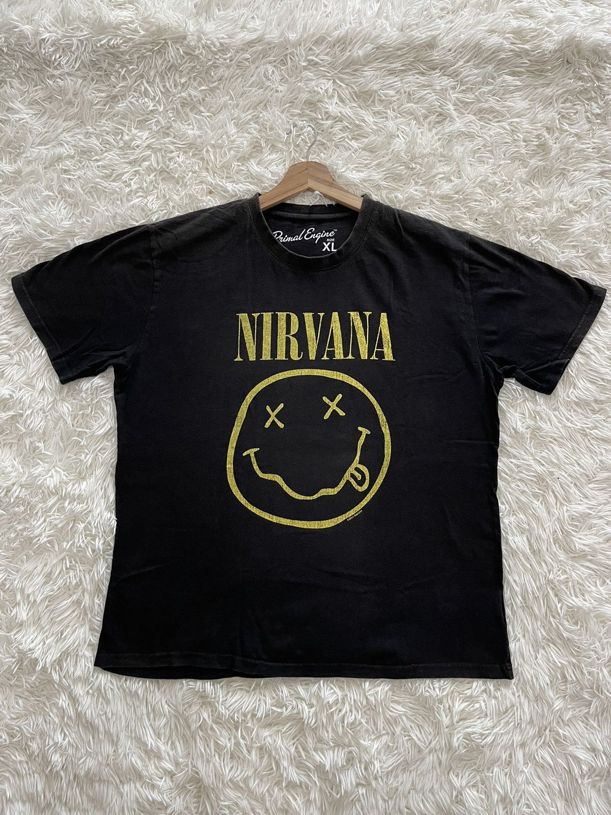 Band Tees × Nirvana Y2k Nirvana Smile Band Tees Size US L / EU 52-54 / 3 - 1 Thumbnail
