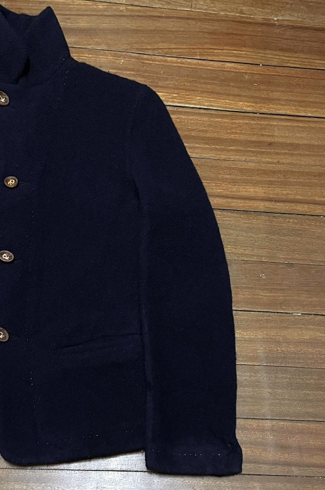 45rpm Rare Design Vintage Japanese Brand 45rpm Wool Jacket 1990s Size US S / EU 44-46 / 1 - 6 Thumbnail
