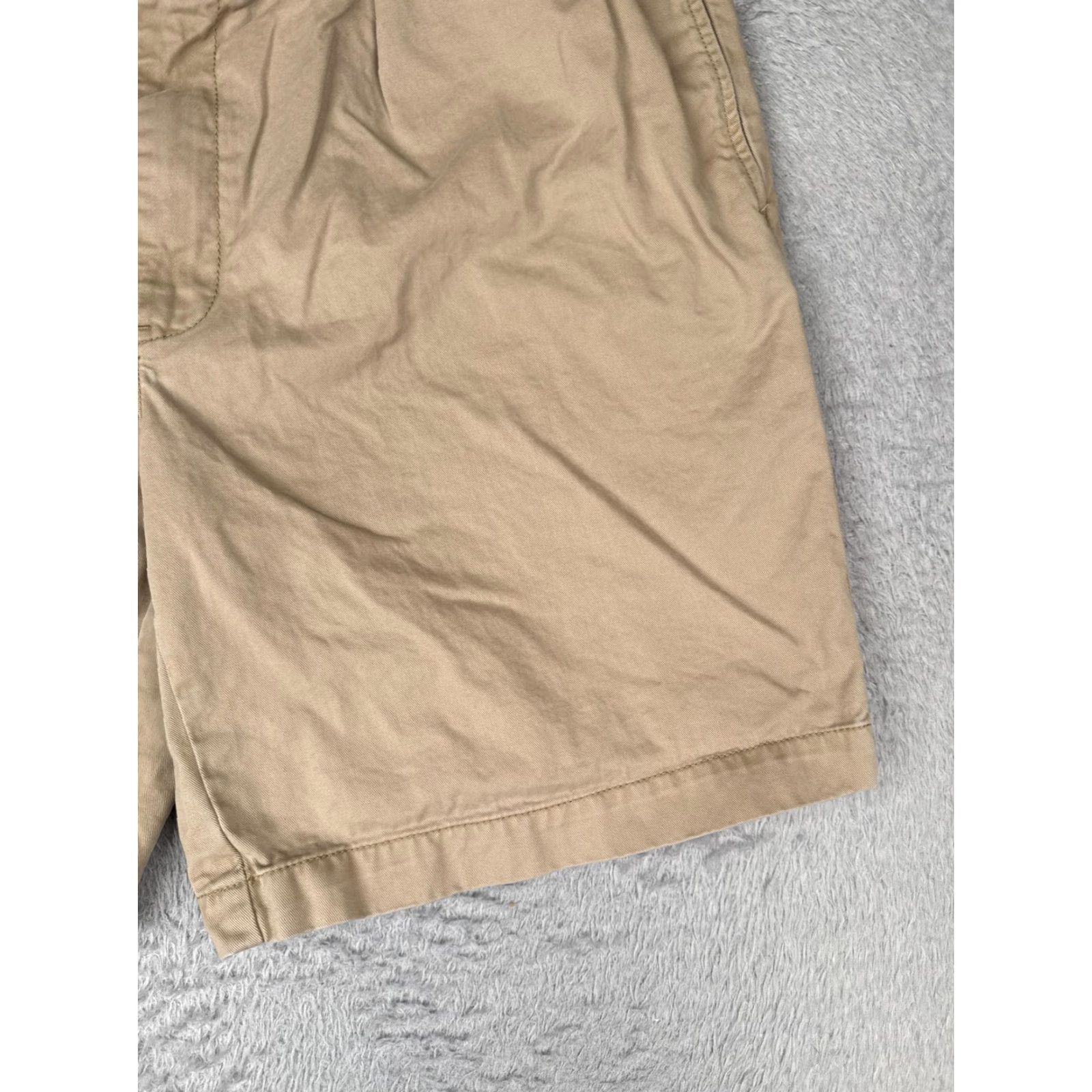 Polo Ralph Lauren Polo Ralph Lauren Shorts Mens 38 Khaki Pleated Chino Casual Golf Cotton Classic Size US M / EU 48-50 / 2 - 2 Thumbnail