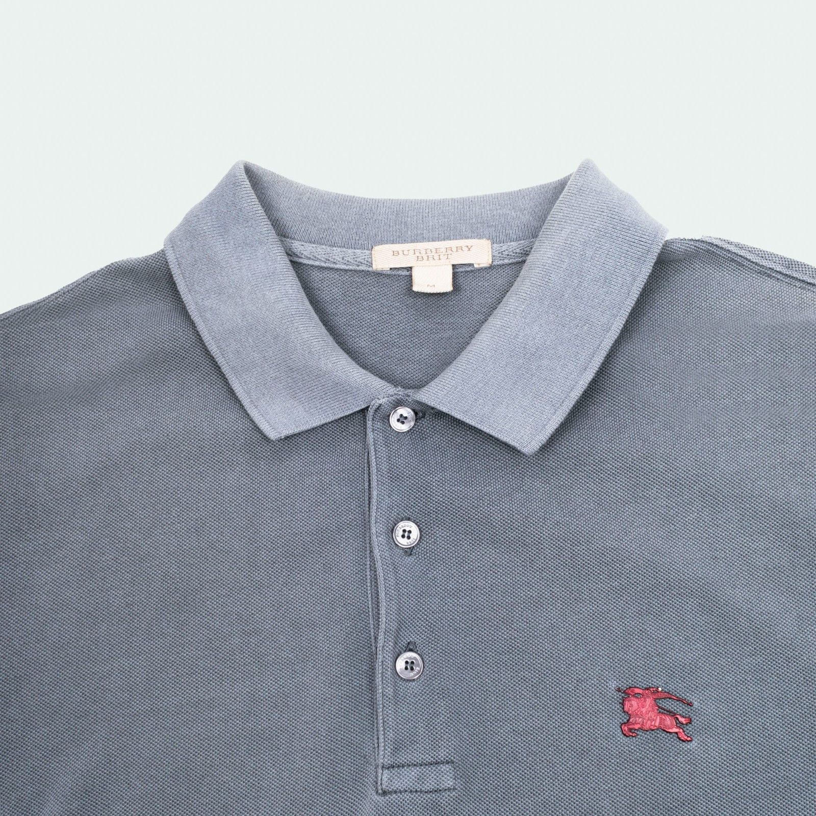 Burberry Burberry Men polo metal logo slim polo shirt Size M Size US M / EU 48-50 / 2 - 5 Thumbnail