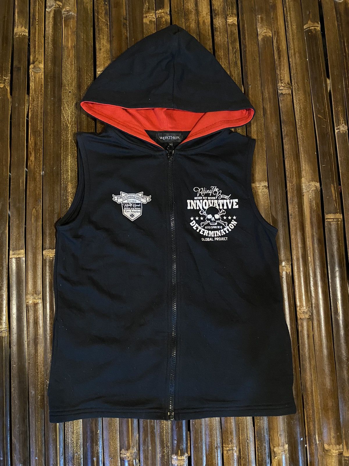 Japanese Brand WERTHER PUNK STYLE HOODIE Size US S / EU 44-46 / 1 - 1 Thumbnail