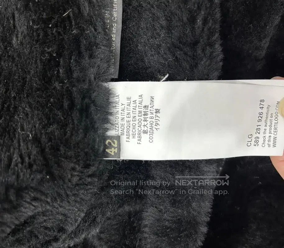 Versace Versace Black Leather Jacket with Faux Fur Collar . Size M / US 6-8 / IT 42-44 - 7 Thumbnail