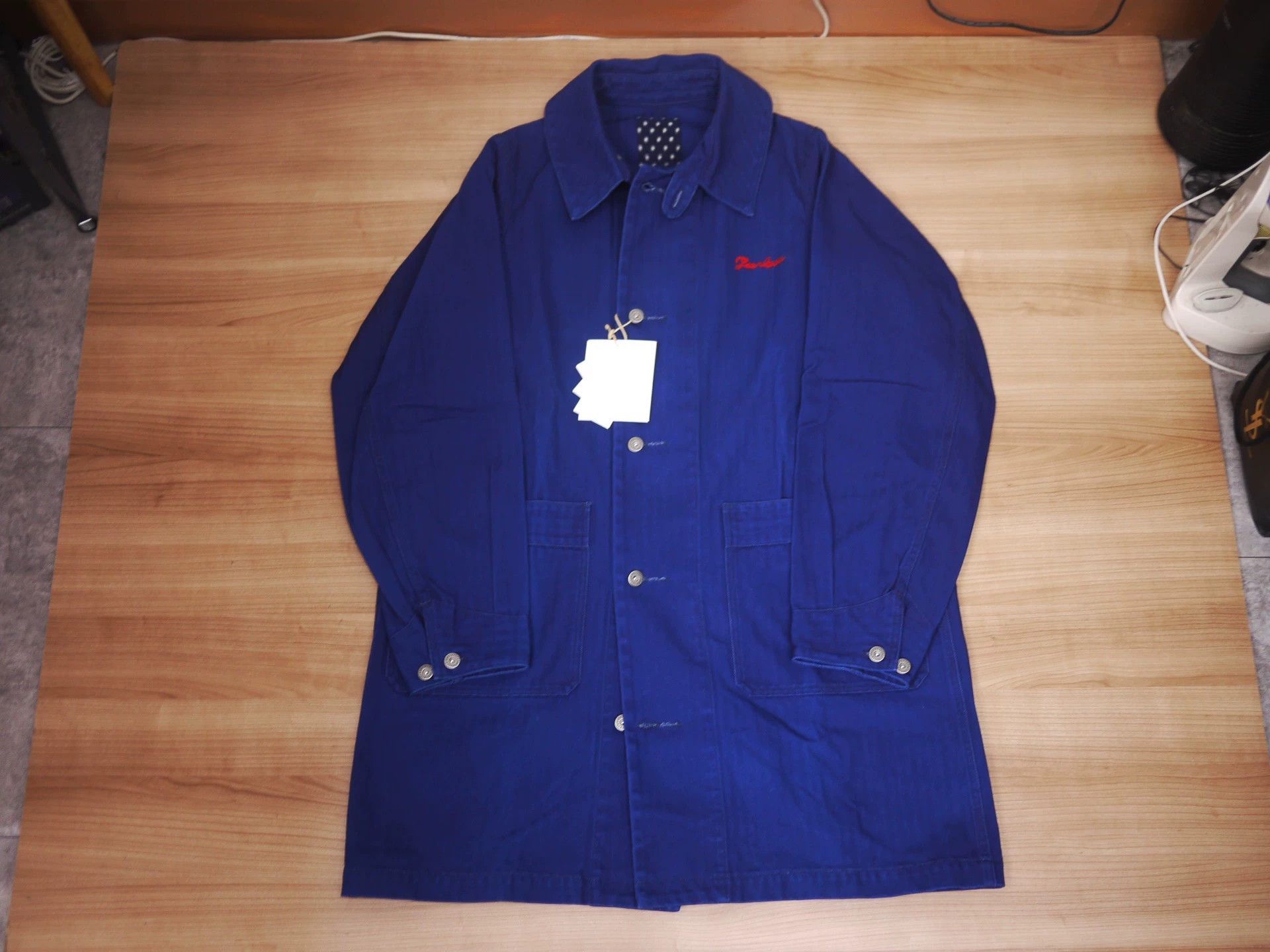 Visvim VISVIM GREASE MONKEY COAT DRY DENIM | Grailed