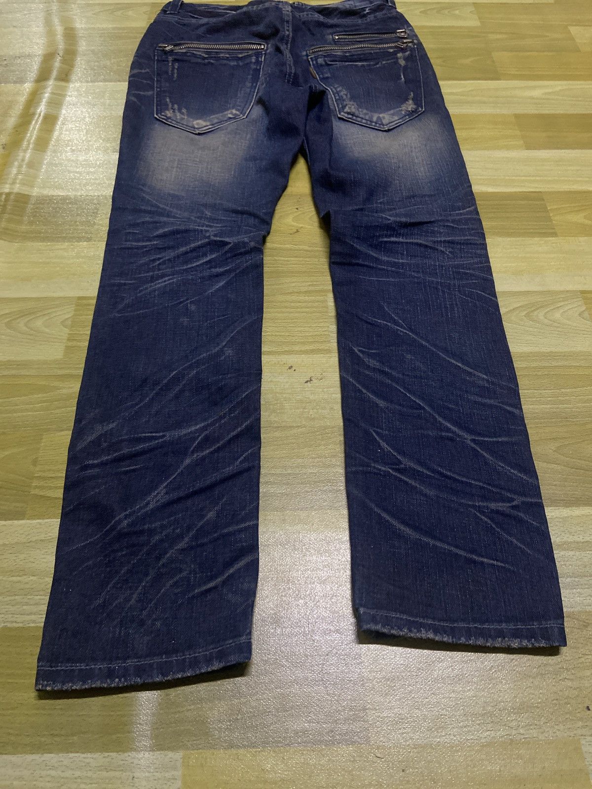 Issey Miyake Distressed CABANE DE ZUCCA DENIM REGULAR FITS Size US 31 - 3 Thumbnail