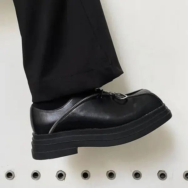 Leather Kobashi x Jingu Square Toe Zipper Shoes Size US 9 / EU 42 - 7 Thumbnail