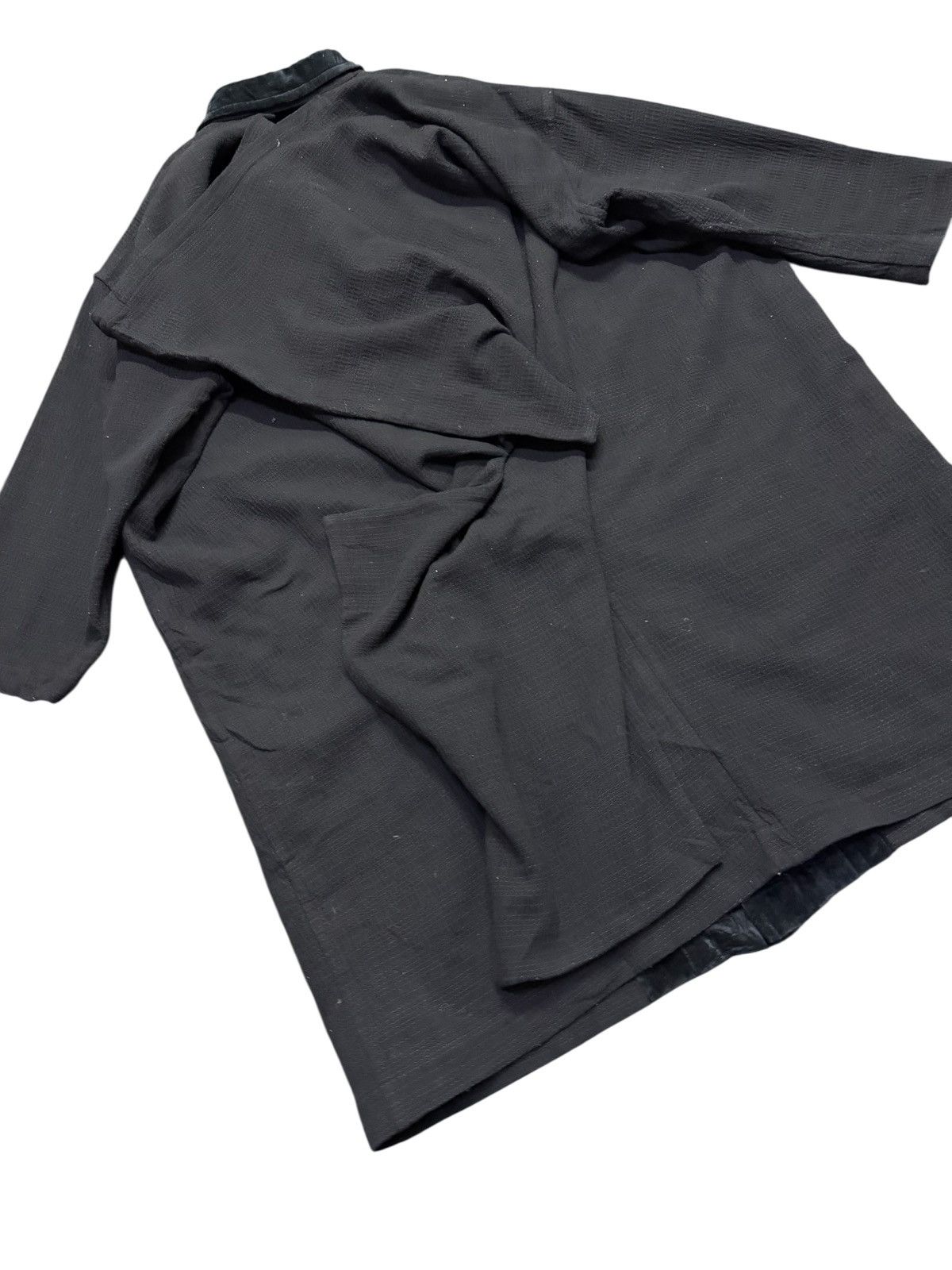 Comme des Garcons 80s Archive Cdg Double Layer Sashiko Avantgarde Coat Jacket Size US M / EU 48-50 / 2 - 6 Thumbnail