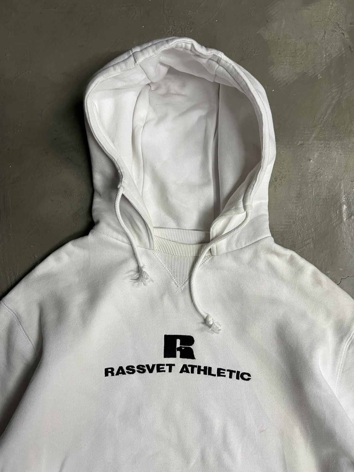 Gosha Rubchinskiy RASSVET ATHLETIC Russell x Gosha Oversized Boxy Hoodie Size US L / EU 52-54 / 3 - 2 Thumbnail