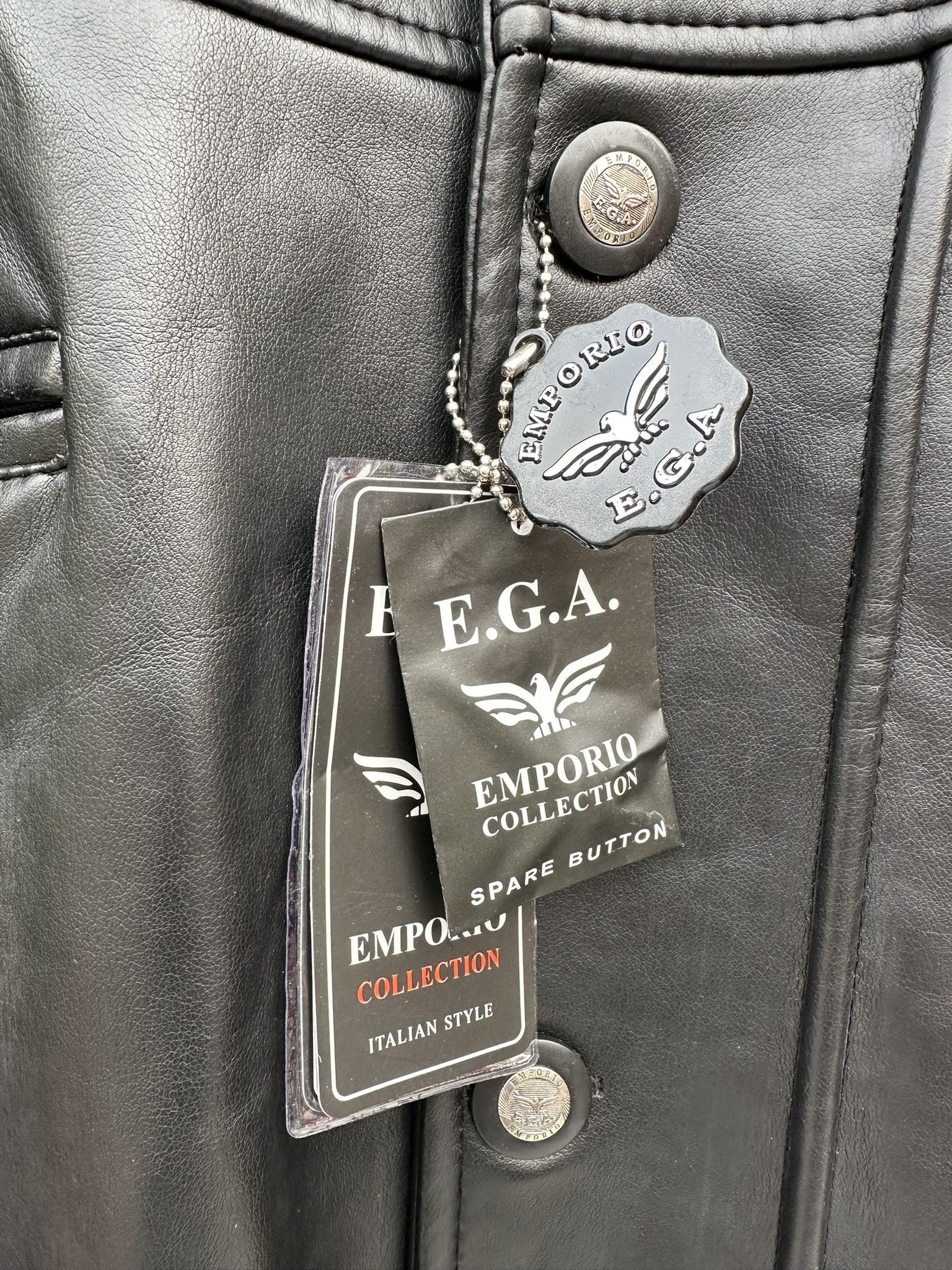 Other E.G.O. EMPORIO COLLECTION FAUX LEATHER NWT Size US L / EU 52-54 / 3 - 3 Thumbnail