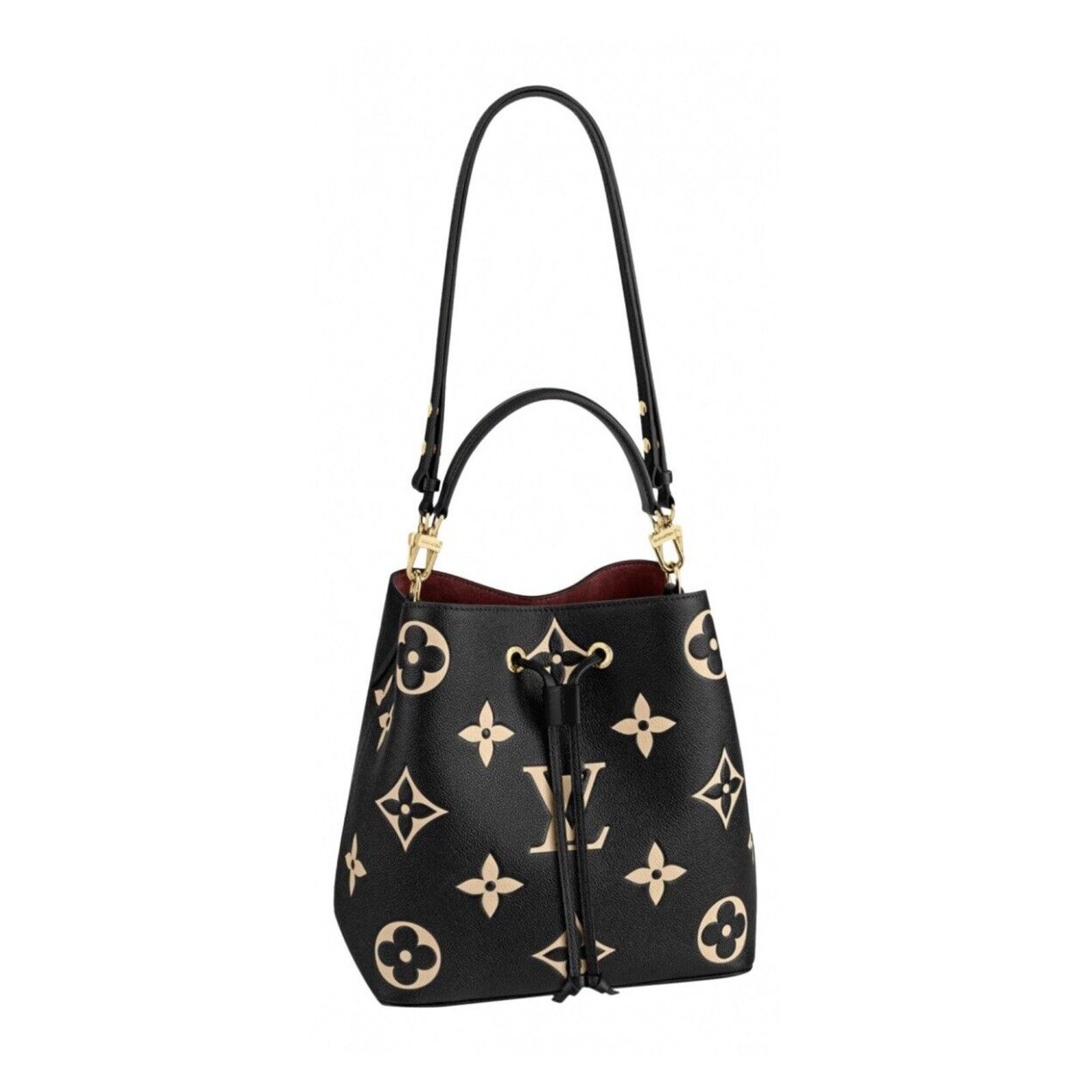 Louis Vuitton Louis Vuitton NéoNoé Shoulder Bag MM Black Leather Size ONE SIZE - 12 Thumbnail